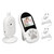 Video Baby Monitor with Camera 2.4inch 2 Way Voice Intercom Infrared Night Vision WiFi Baby Monitoring Device 100‑240V US Plug