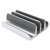 Laptop Organizer Aluminum Alloy Vertical Stand Adjustable Dual Slot for Notebook Computer Storage
