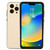 6.1 Inch Screen 3G Smartphone 2G 32G Dual Sim Cell Phone Unlocked Mobile Phone for Android 10 100‑240V Gold AU Plug