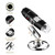 1600X Wired Digital Microscope Portable Handheld Microscope with USB+ USB Interfaces 8 LED Lights Type-C Adapter