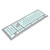 ABS Keycaps 108 Keys Double Layer Two Color Light Transmission Keycap for 61 87 104 108 Keys Mechanical Keyboard Blue