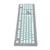 ABS Keycaps 108 Keys Double Layer Two Color Light Transmission Keycap for 61 87 104 108 Keys Mechanical Keyboard Blue