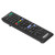 RMADP074 Durable Compact LCD TV Remote Control Replacement Universal Controller ABS Black