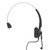 Call Center Headset USB Adjustable Wired Service Headphone with Noise Cancelling Microphone for Office