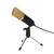 Portable Condenser USB Microphone for PC Laptop with Tripod Stand (Black & Gold)