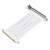PCI E Extension Cable 15cm 128Gbps High Speed PCI E X16 3.0 Riser Card for Graphics Card Sound Card Network CardWhite