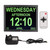 15in Digital Day Clock Large HD Display Remote Control 10 Languages Calendar Alarm with Date and Day for Kids 100‑240V UK Plug