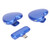 Wireless Lavalier Microphone Noise Reduction Omnidirectional Condenser Heart Shape Mini Lapel Mic for Interview Vlog Blue TYPE C Interface 1 for 2