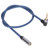 3.5mm Female to 90° Male Audio Extension Cable 4 Conductor Stereo Audio Cable for MP3 PC Smart Phone