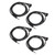 4Pcs AUX Cord 3.5mm Male to Male Auxiliary Sound Cable for Car Home Stereos Headphone Speaker