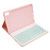 11in Bluetooth Tablet Keyboard Wireless Tablet Phone Computer Keyboard with Protective Leather Case for OPPO Pad 11 Pink