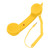 Retro Telephone Receiver Professional 3.5mm Plug Radiation Proof Wired Cellphone Handset for Smartphone PC Yellow