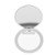 3.5in LED Makeup Mirror Portable 1X 2X Magnification 6500K Folding Handheld Double Sided Lighted Mirror for Travel White