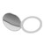 3.5in LED Makeup Mirror Portable 1X 2X Magnification 6500K Folding Handheld Double Sided Lighted Mirror for Travel White