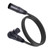 XLR Microphone Extension Cable Adapter 90 Degree XLR Female to Straight XLR Male Cable Adapter for Speaker Recording Room 1.8m / 5.9ft