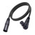 XLR Microphone Extension Cable Adapter 90 Degree XLR Female to Straight XLR Male Cable Adapter for Speaker Recording Room 1.8m / 5.9ft