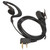 Two Way Radio Earpiece Universal K Head 2 Pin Electroplating Walkie Talkie Headset with Microphone 2pcs Set