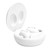 Wireless Bluetooth Headphone Mini TWS Stereo Earphone Noise Reduction Touch ControlWhite