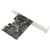 PCIE to SATA Expansion Card 6Gbps Stable Performance PCIE to 2 SATA3.0 Expansion Card for Desktop Computer