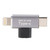 2 in 1 TypeC Female to Micro Male Adapter for IPhone TypeC Mobile Phone Upgarde Accessory(for IPhone TypeC Interface )