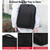 15.6-Inch Laptop Computer and Tablet Backpack, Large Capacity Multi-Pocket, Water-Resistant Oxford Fabric, Scientific Load-Reducing Shoulder Strap, Reflective Strip Design, USB Charging Interface Design, One Bag for All Outings, for Men & Women