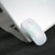2.4G Wireless Slim Mouse Less Noise 3 Adjustable movement speed 7-color Breathing Light Rechargeable Mouse for Laptop Computer, White