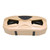 Bluetooth Speaker FM Radio HiFi Subwoofer Wireless Speaker with LED Display Colorful Breathing Light for Home Travel Golden