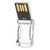 Mini Flash Drive Black Colloid Technology Sports Car Styling Waterproof U Disk Zinc Alloy USB Drive for Car Computer64GB