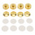 4Set Speakers Spikes Shock Absorbing Prevent Slip Zinc Alloy Speaker Spikes Floor Protectors for Amplifier Speaker