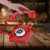 Western Style Vintage Antique Telephone Numbers Storage Clear Sound Retro Telephone ‑ Red