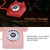 Western Style Vintage Antique Telephone Numbers Storage Clear Sound Retro Telephone ‑ Red