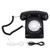 Retro Rotary Landline 60s Old Fashioned Classic Rotary Dial Wired Fixed Landline TelephoneBlack