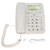 KXT2028CID Desktop Corded Telephone 4 Groups of Fast Dialing Functions Corded Landline Phone for Office Hotel(White )