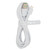 Charging Cable for Naga Pro Mouse Micro USB 5.9ft Long Antiwear Nylon Metal Mouse Charger Cord for Replacement White
