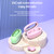 K90 four-color transparent compartment low energy consumption long battery life wireless BT headset