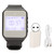 Watch Pager LCD Calendar Display One Button Alarm Vibration Wireless Calling System for Catering Factories EU Plug Black