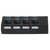 High speed USB3.0 splitter 4 port USB Hub Switch Expansion Port with Power Supply