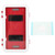 Waterproof Shower Phone Holder 360° Rotation Wall Mount High Sensitivity Shower Case for Home BathroomWhite