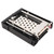 2.5in SSD HDD Internal SATA Tray Less Hot Swap Mobile Rack Cage for Dual 2.5in SSD HDD Support SATA I II III 6Gbps HDD Tray