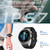 ST5 MAX 1.45'' Smartwatch Intelligent IP67Watch with BT5.0 Waterproof Fitness Tracker Multifunctional Watch MP3 Music Watch Compatible for Android iOS