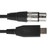 Microphone Cable Computer USB to XLR Female Microphone Connector Cord Accessories2m