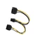 SATA Power Cable 1 to 2 Graphics Card Power Adapter Cord Computer Host Extension Line
