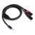 3.5mm Male to 2 XLR Male Cable Audio Line Cable Supply for Mixer Power Amplifier1.8 m / 5.9ft
