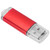 USB Flash Drive Transparent Cover Red Portable Storage Memory Stick for PC Tablet8GB
