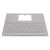 Replacement Notebook Keyboard Dock for Microsoft for Book 1st 1703 1704 1705 1706 Quick Response ABS Keyboard Base Silver