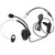 Single Ear Wired Headset Noise Canceling HD Calling Telephone Headset for Call Center Office Business Online Course Dual 3.5mm Interface