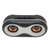 Bluetooth Speaker Portable Mini RGB Color Lights Dual Speakers Wireless Subwoofer for Outdoor Black