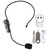 T‑1 UHF Wireless Microphone Headset 3.5mm Plug Wireless Headset Mic with 6.35mm Adapter for Amp PA System 100‑240VAU Plug