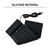 84 Keys Spanish USB Wired Silicone Keyboard Foldable Soft Silicone Waterproof Dustproof Keyboard for Desktop Computer Laptop