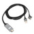 3 In 1 HDMI HD Cable Mobile Phone  Screen Projection Line for IOS / Android / TypeC